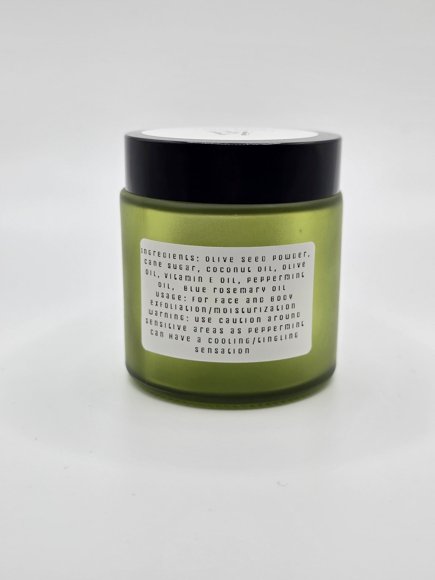 Olive Seed Sugar Scrub- Blue Rosemary Scented