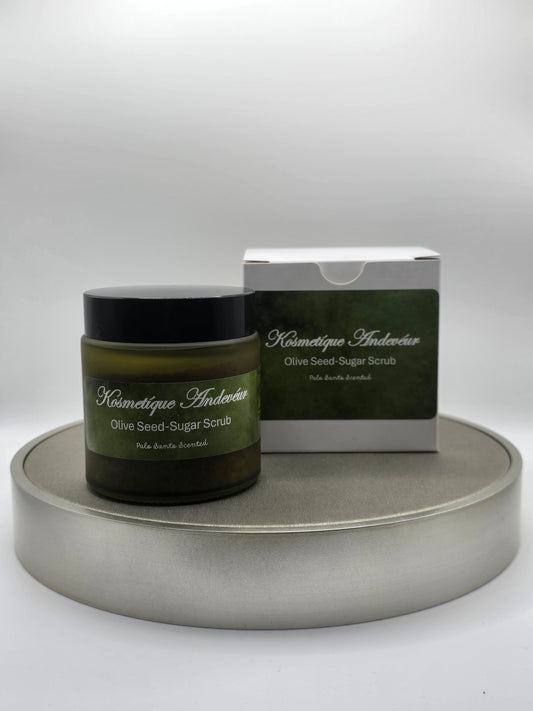 Olive Seed Sugar Scrub - Palo Santo Scented